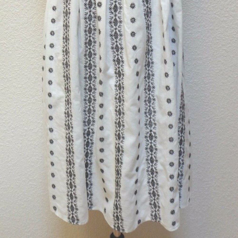 👁️3 for $20 HALTER BLACK & WHITE SILK DRESS - Picture 5 of 6